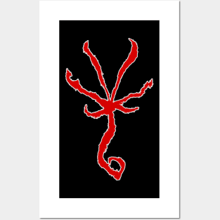 Bloodborne - Beast Rune (white outline) Posters and Art